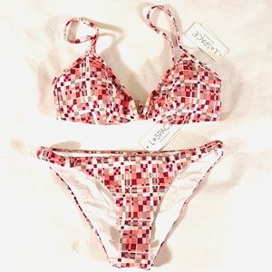 L*Space Bikini Set: Helena Bikini Top and Camacho Bikini Bottom Size Medium